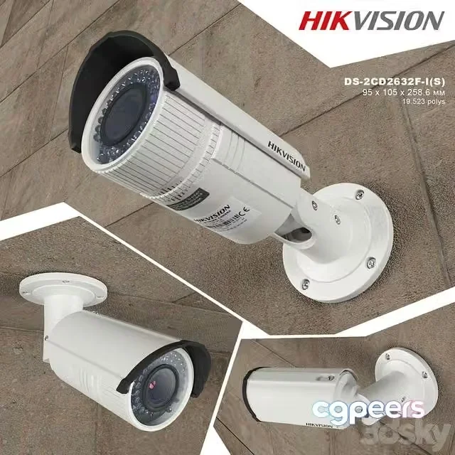3ds Max Free – CCTV camera Hikvision DS-2SD2632F-I (S)