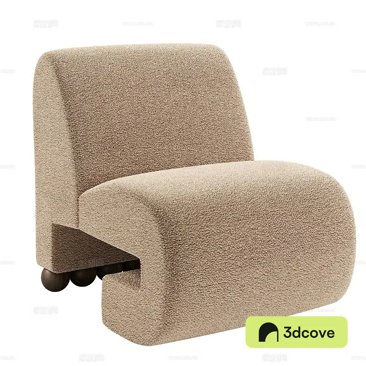 Wabi-sabi single sofa