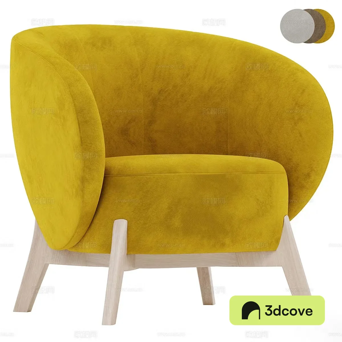 Modern single sofa dopamine sofa