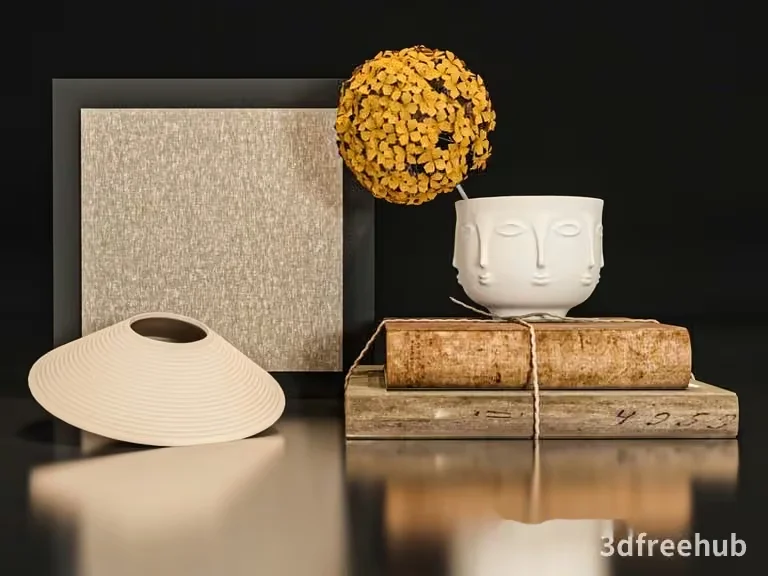 Cozy Home Decor 3D Model – 22285 – VRAY Render