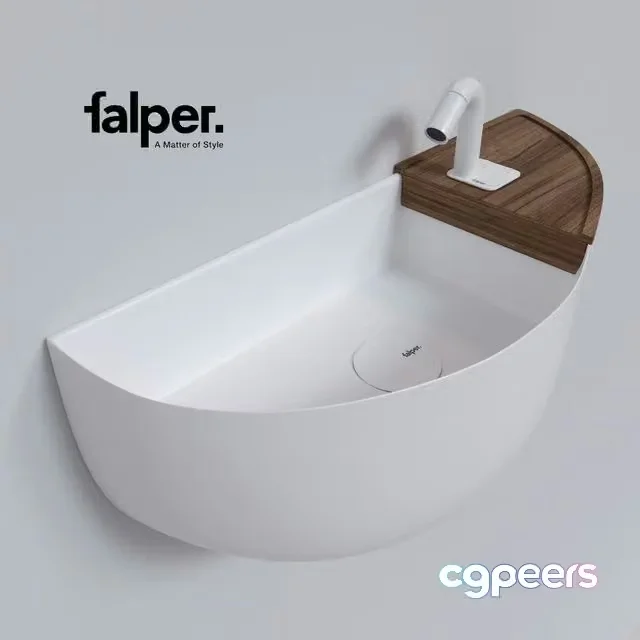 3ds Max Free – Sink Falper Bowllino