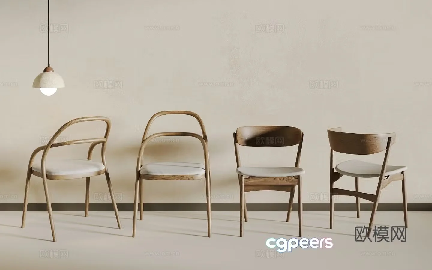 New Chinese chair 3D model