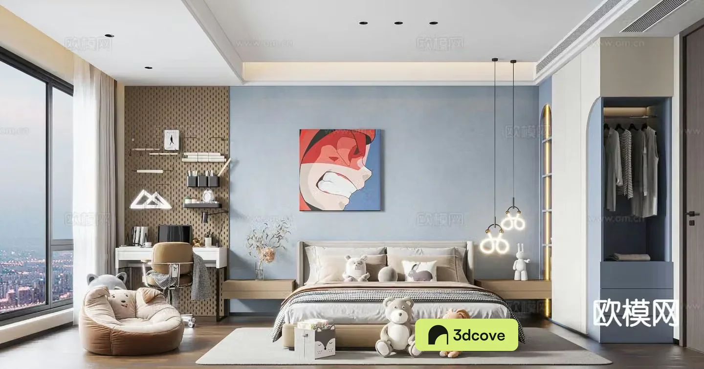 Modern boy’s room children’s room kid’s room