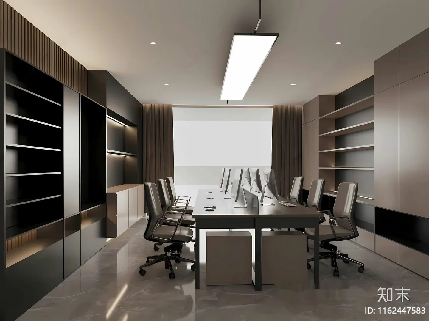 Modern Office Space 3D Model – 9461 – VRAY Render
