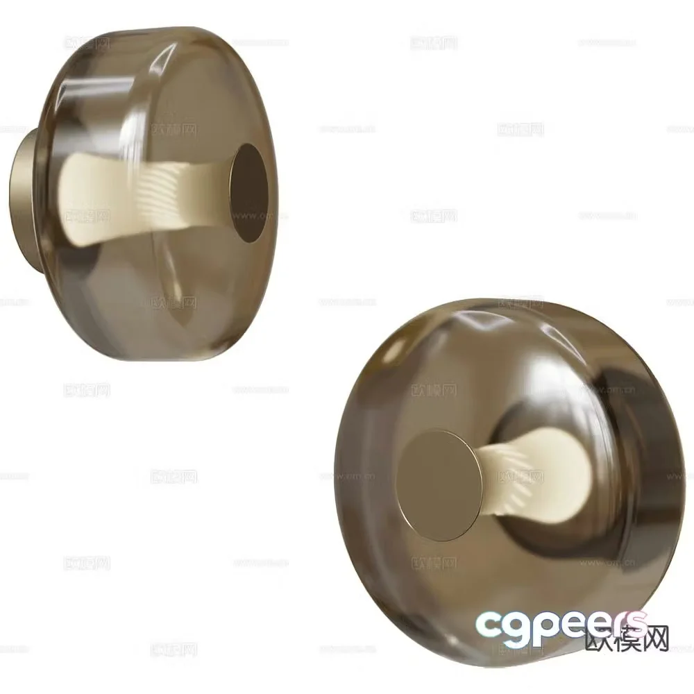 Italamp Italian wall lamp glass wall lamp round wall lamp 3d model