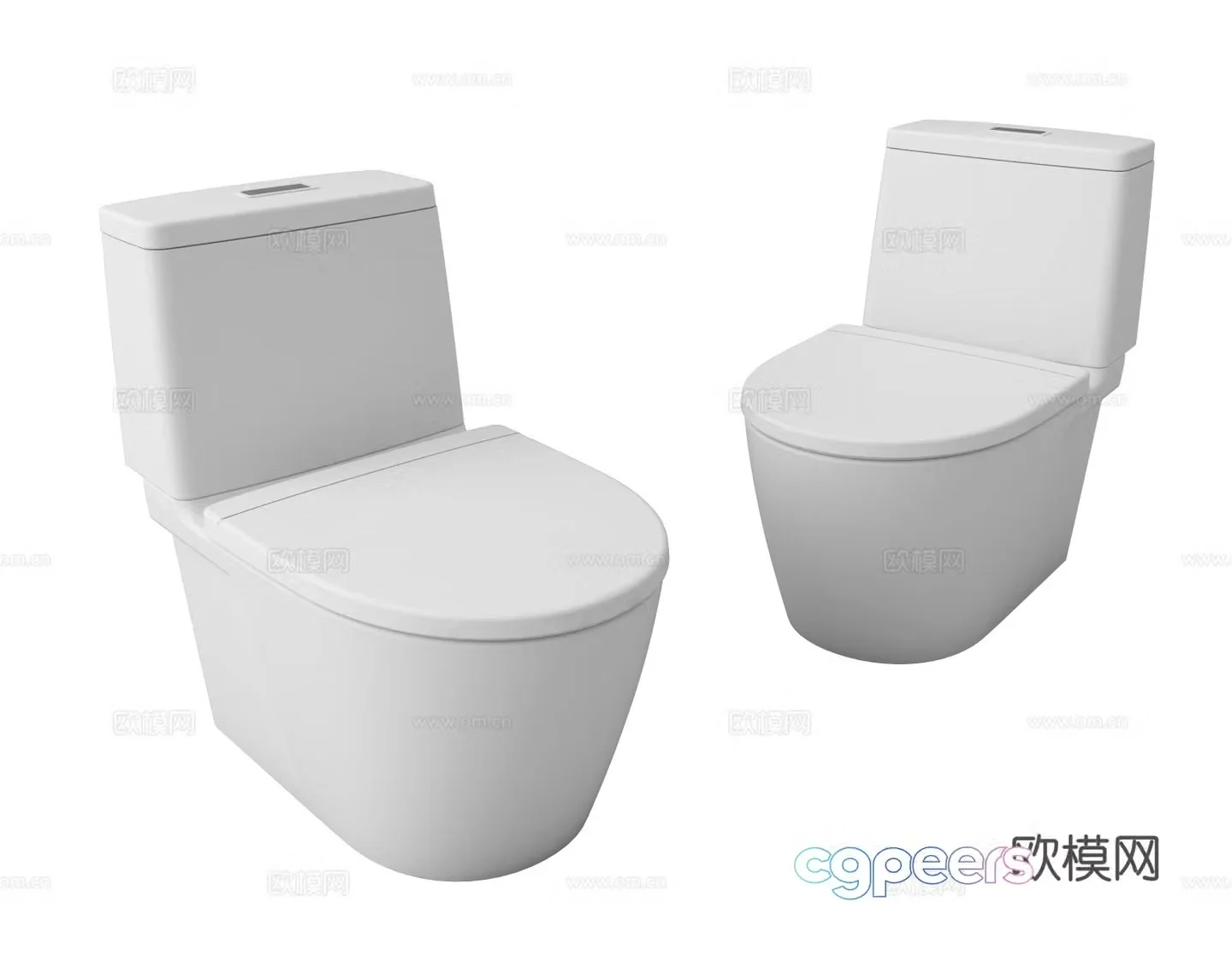 Toilet toilet 3d model