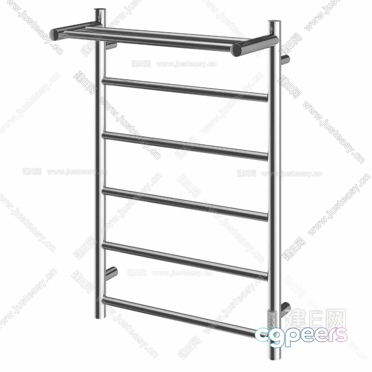 A Towel Rack Made Of Metal 3D Model – 19746 – VRAY Render