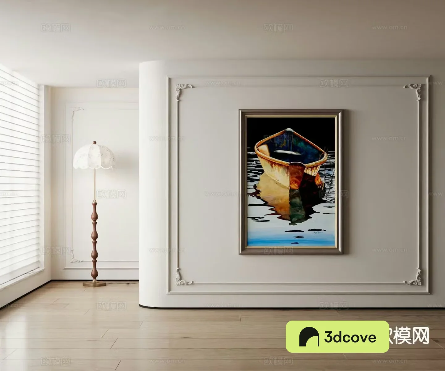 American decorative painting oil painting scenery painting