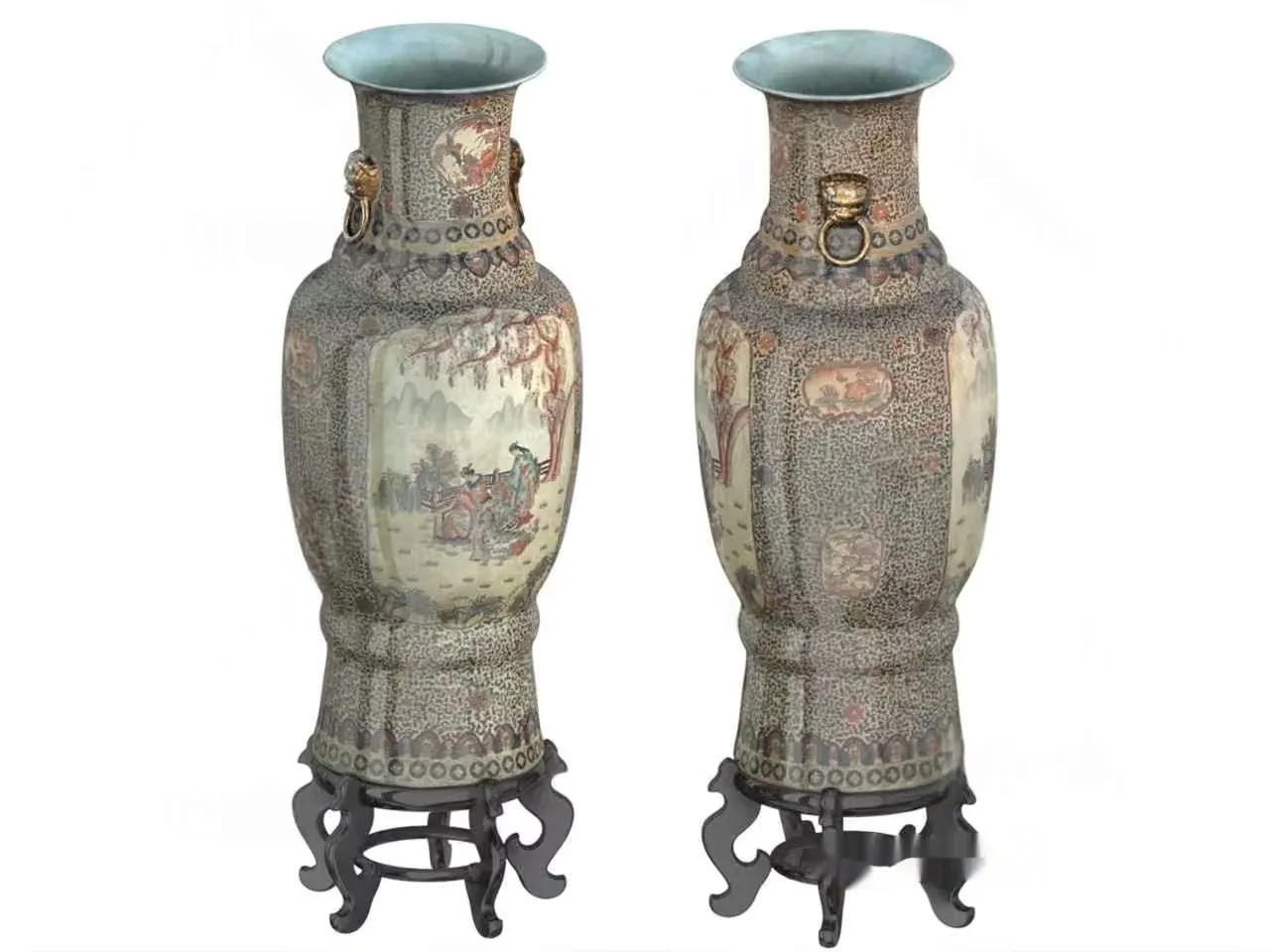 Two Decorative Vases 3D Model – 834 – VRAY Render