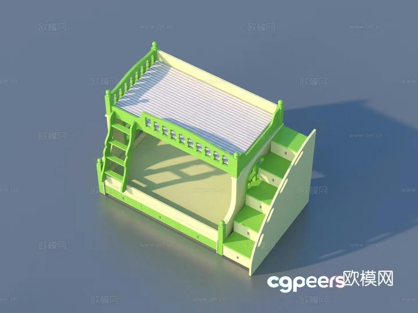 Going and getting out of bed Children’s bed 3D model