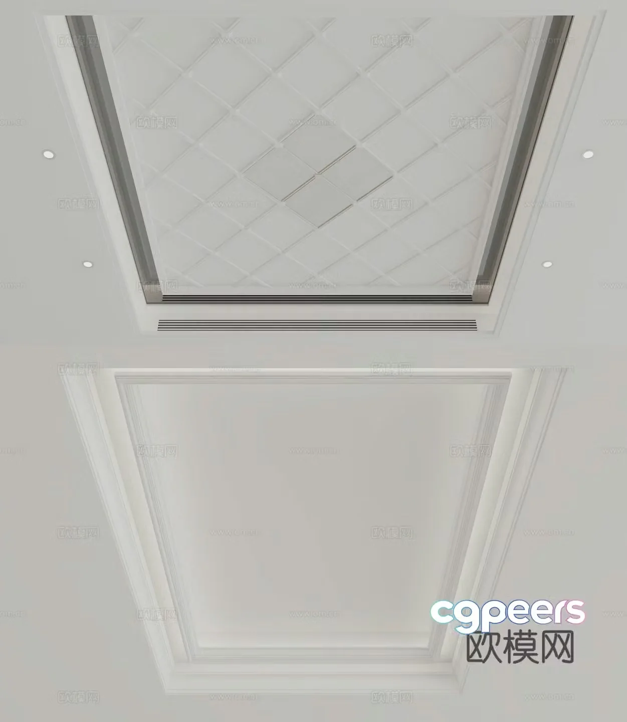 European style ceiling 3D model