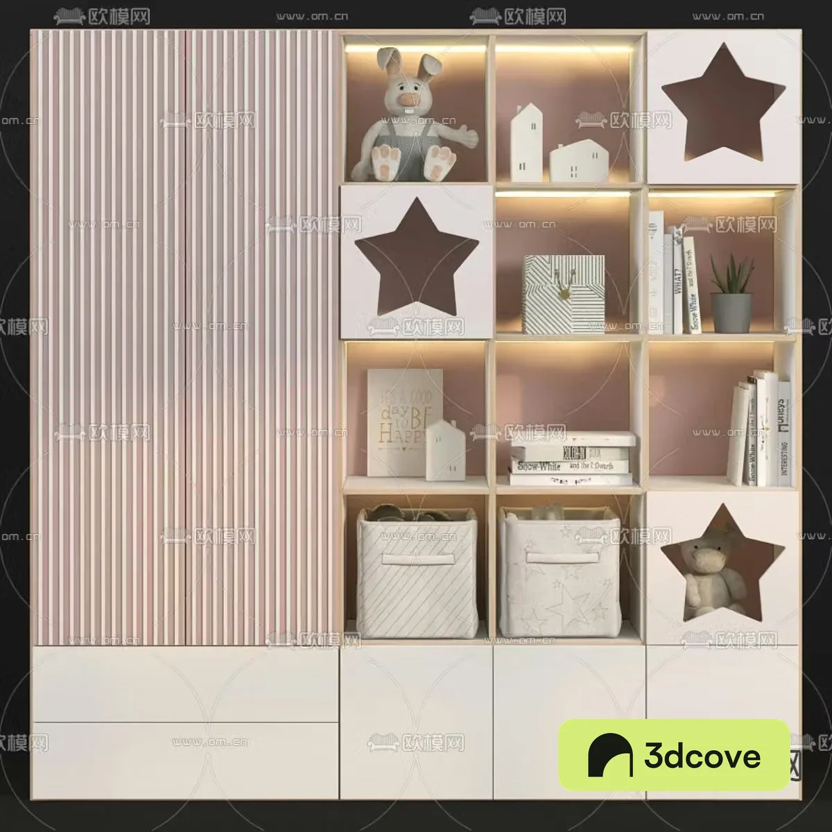 Children’s storage cabinet locker