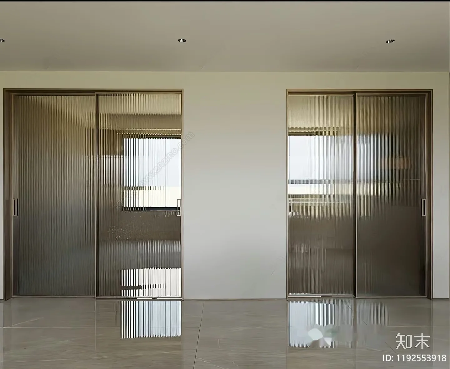 Modern Sliding Doors 3D Model – 2176 – VRAY Render