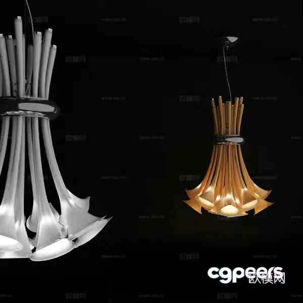 Modern Chandelier Chandelier 3d model