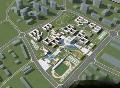 A 3D Map Of A City 3D Model – 6230 – VRAY Render