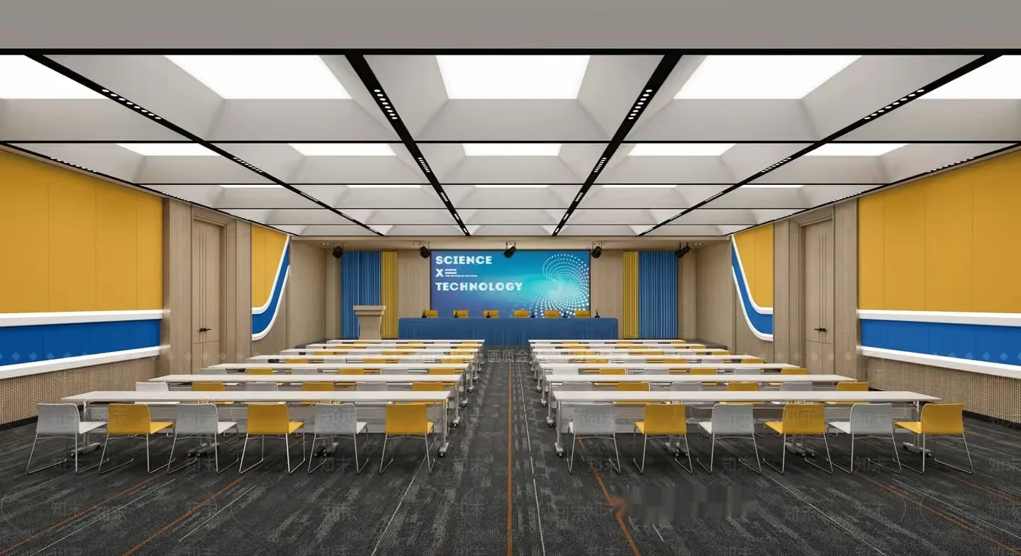 A Conference Room 3D Model – 21877 – VRAY Render
