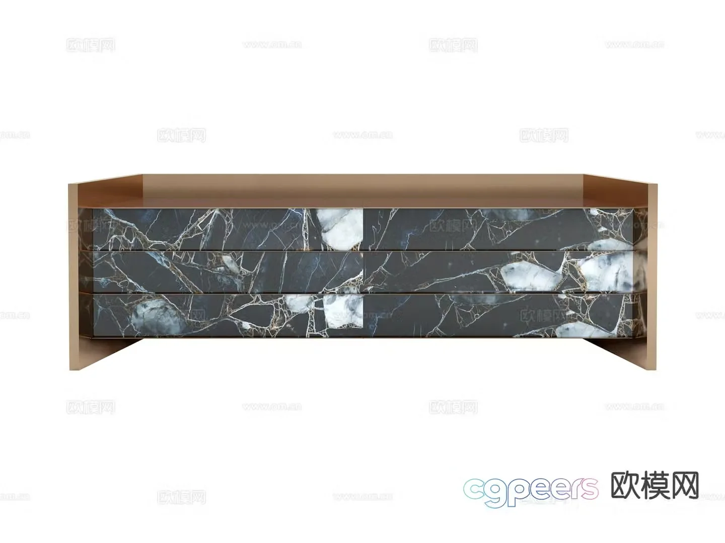 visionnaire italian sideboard 3d model