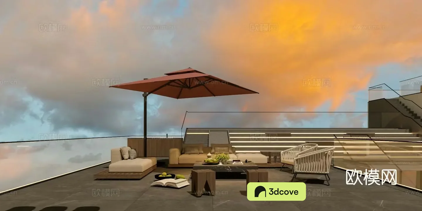 Roof Garden Open Balcony Roof