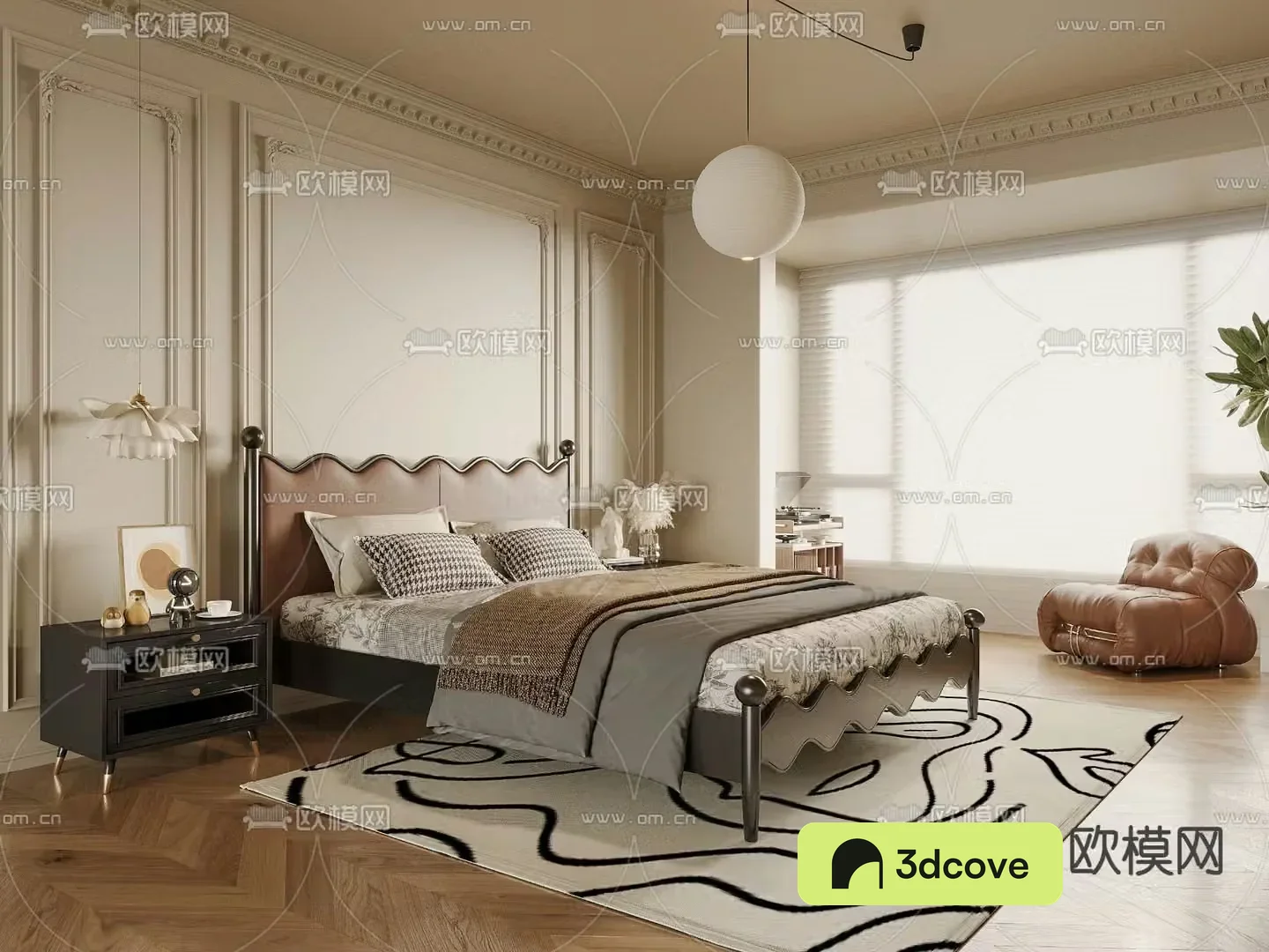 French bedroom master room
