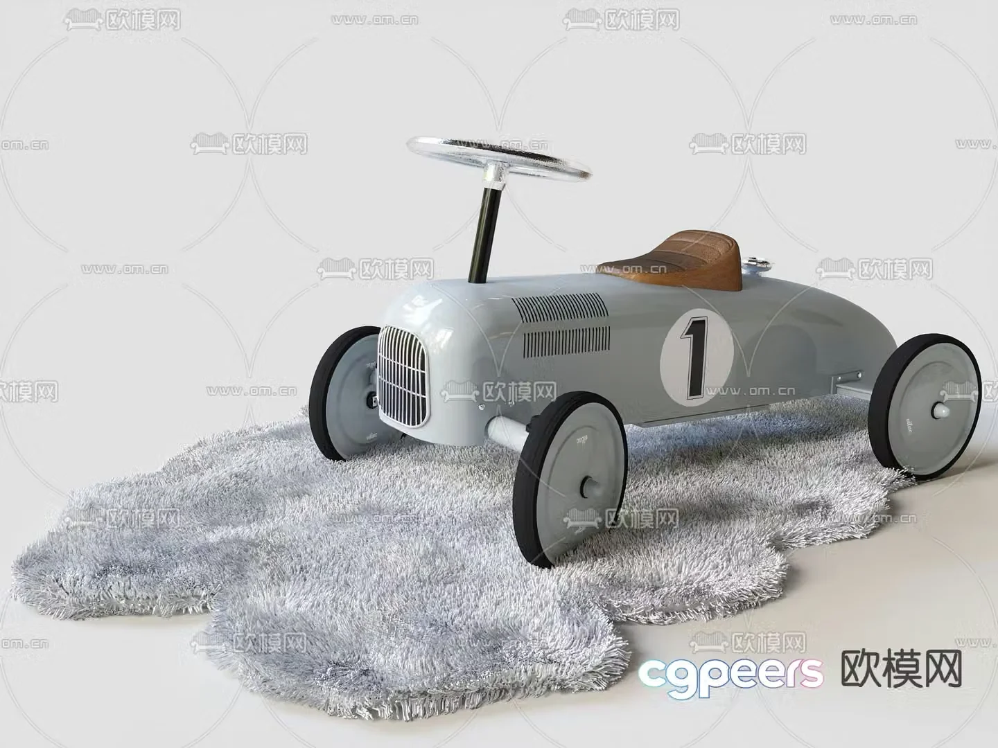 Toy car twist car 3d model