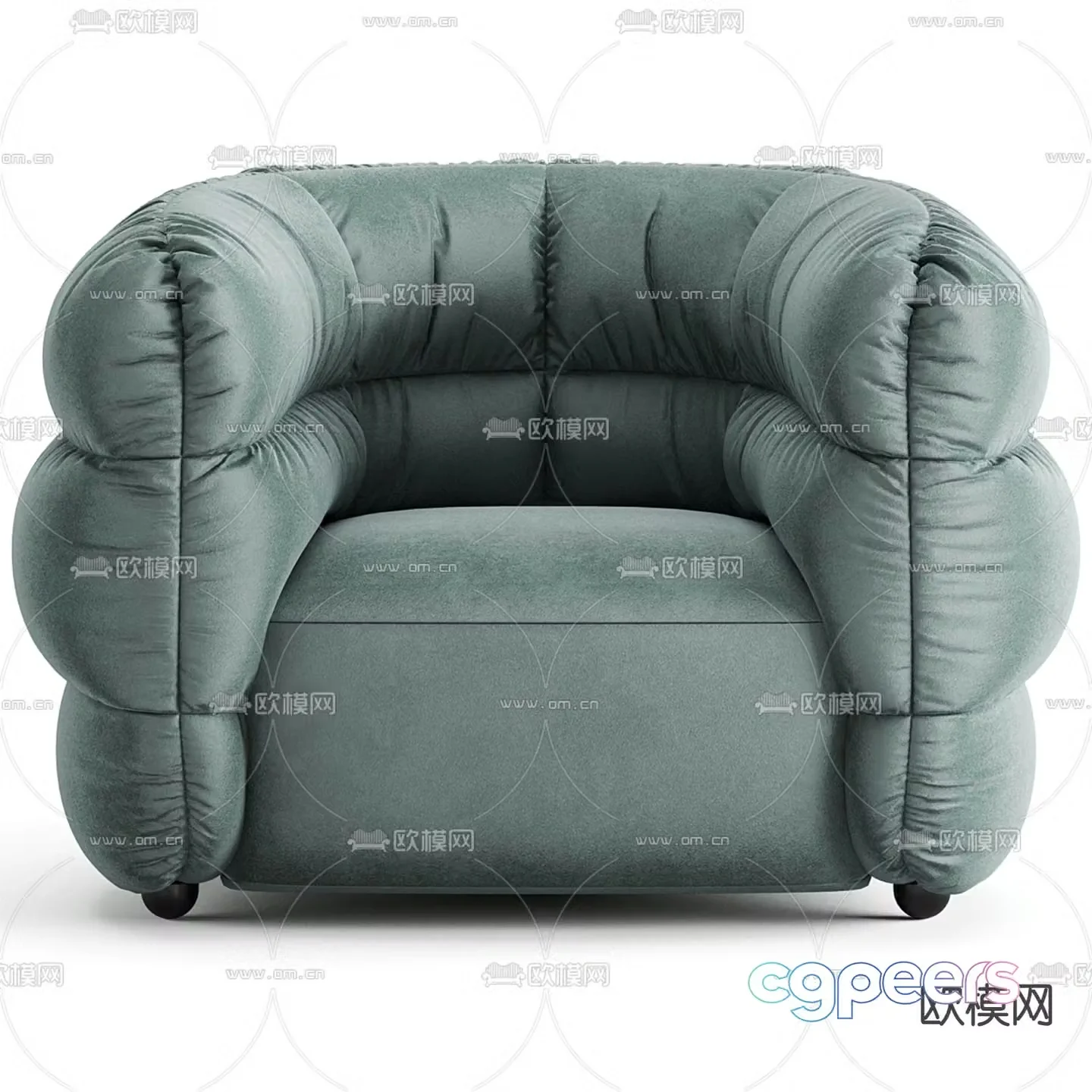 Visionnaire single sofa 3d model