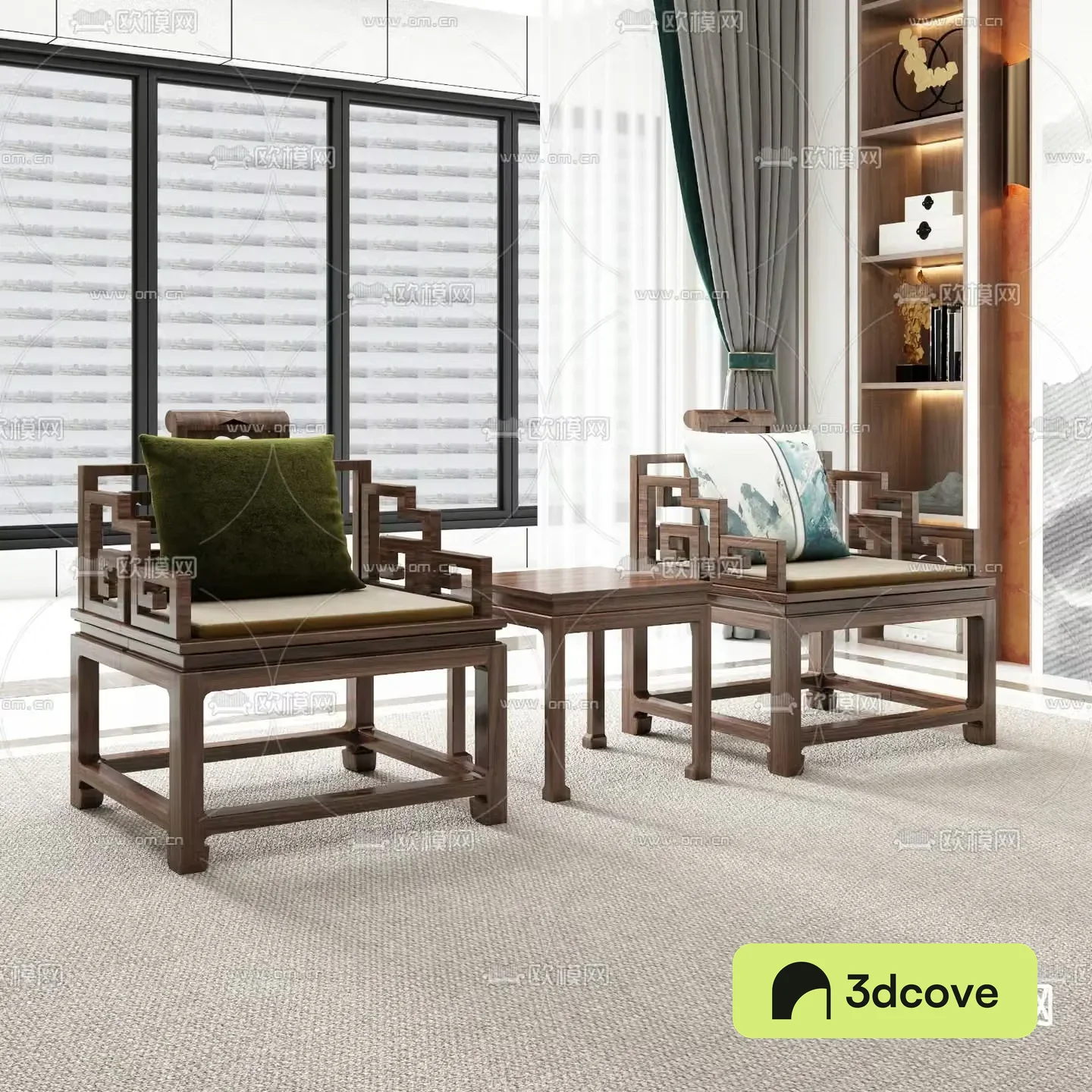 Chinese style chair leisure chair