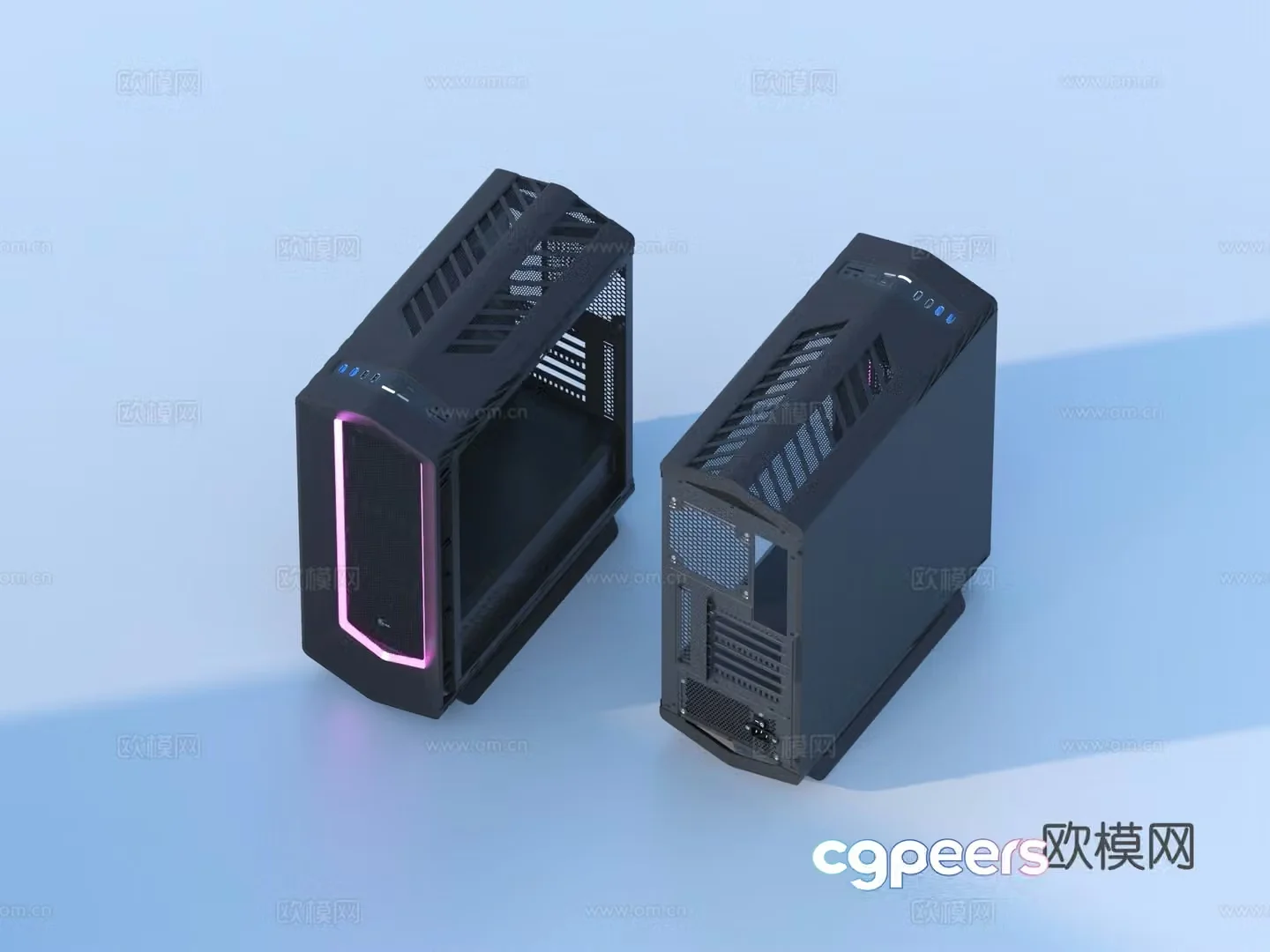 Computer host computer case 3d model