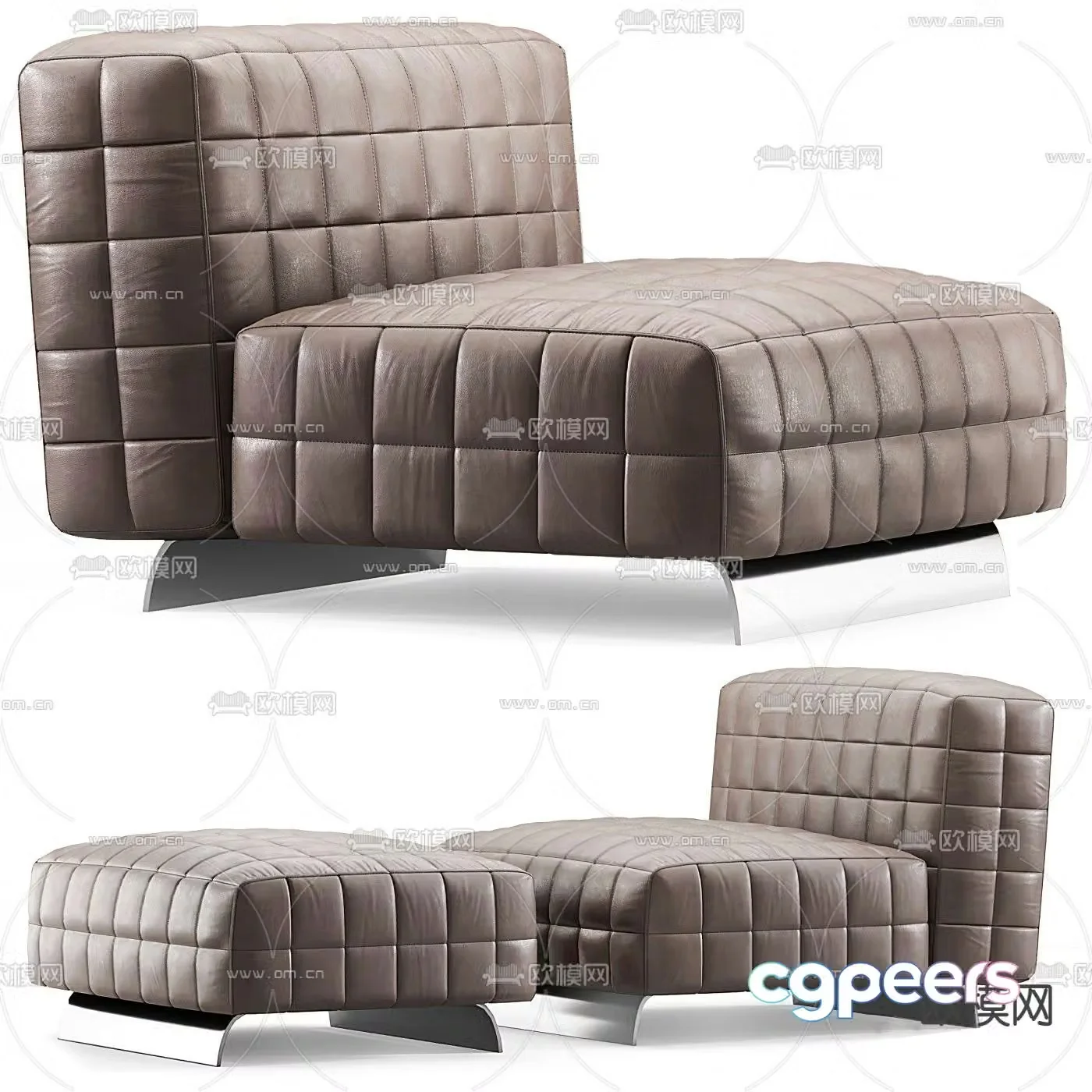 FLEXFORM single sofa 3d model