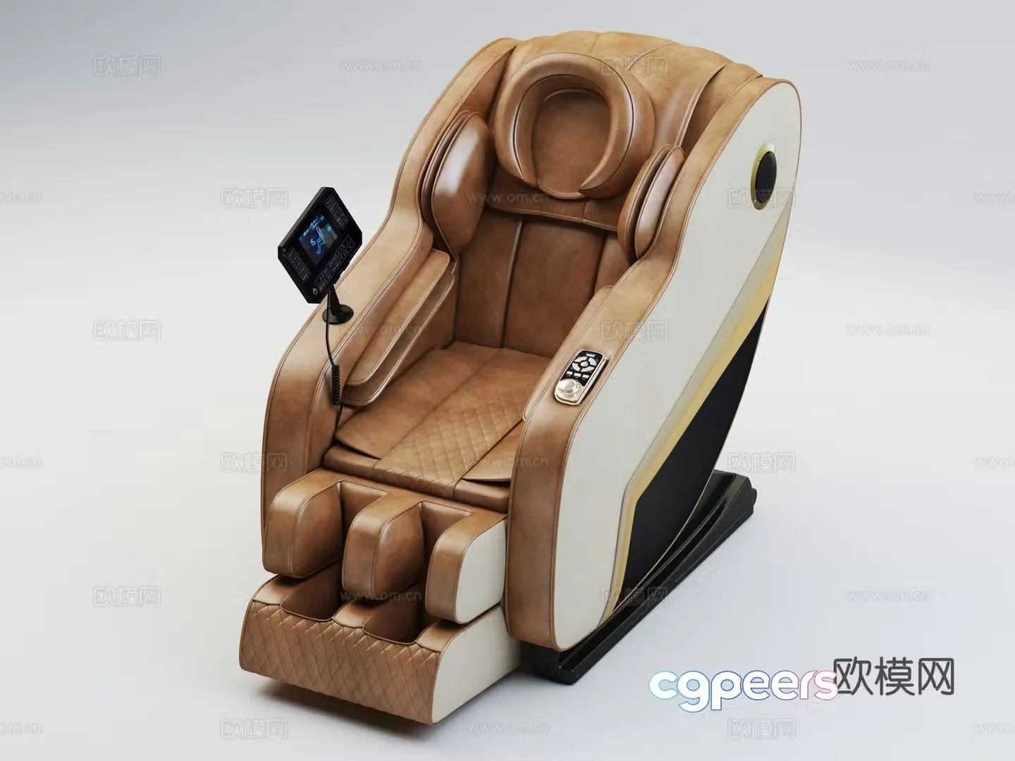 Modern massage chair 3D model 3D model