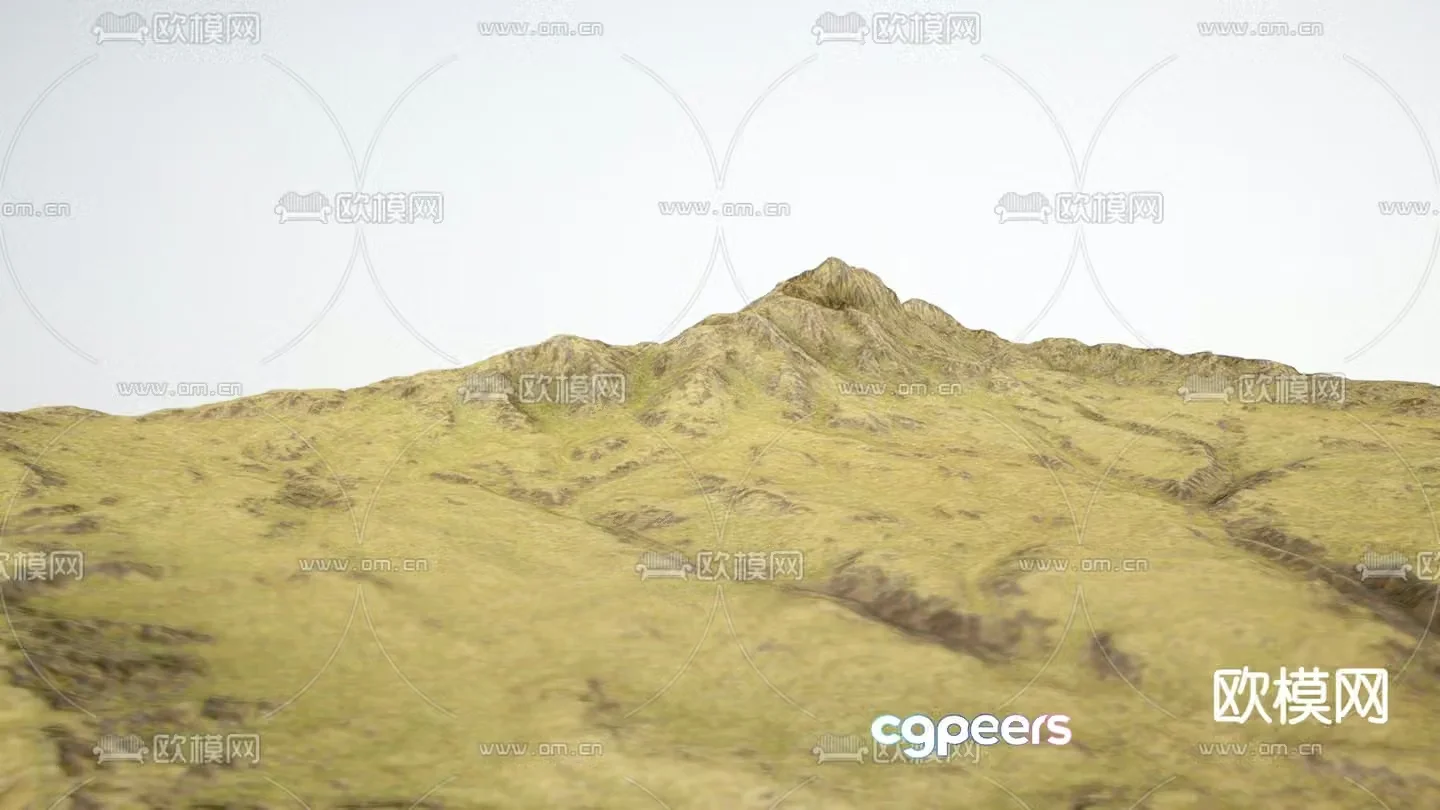 mountains mountains terrain 3d model