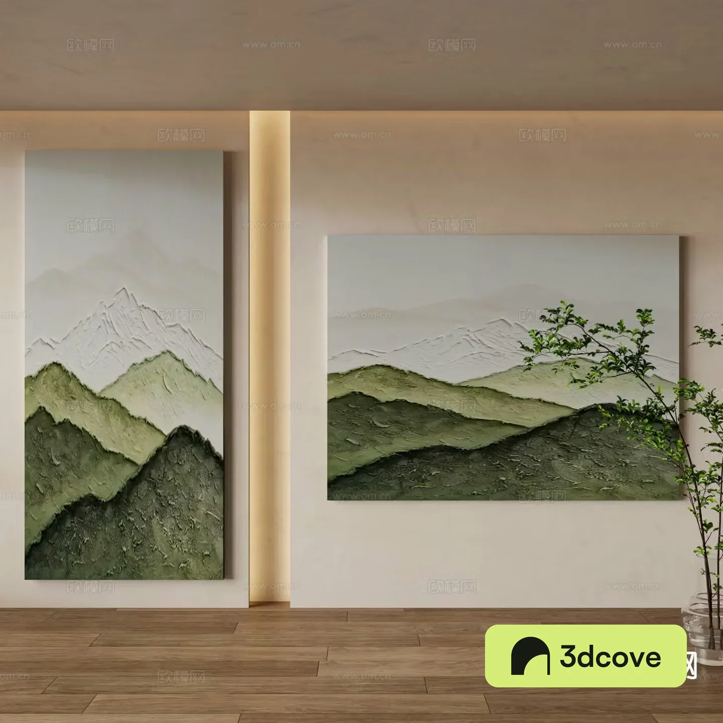 Modern oil painting landscape painting decorative painting