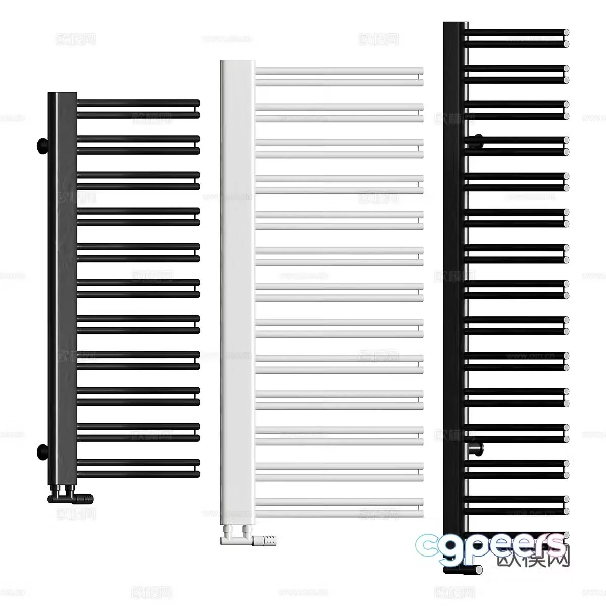 Electric towel rack 3d model