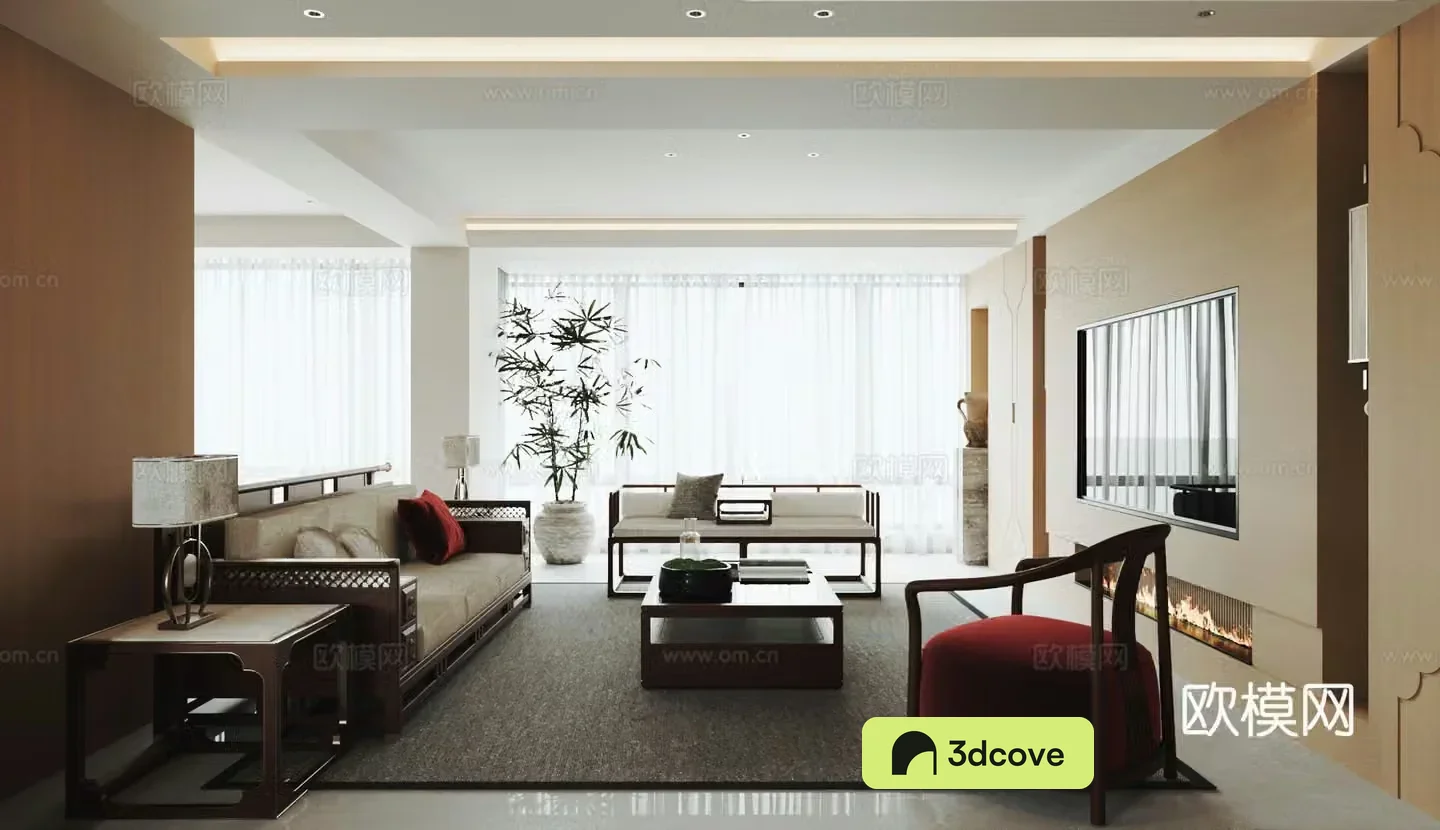 New Chinese living room