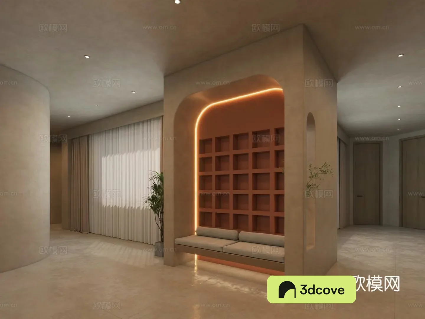 Jijifeng Beauty Salon Aisle Space