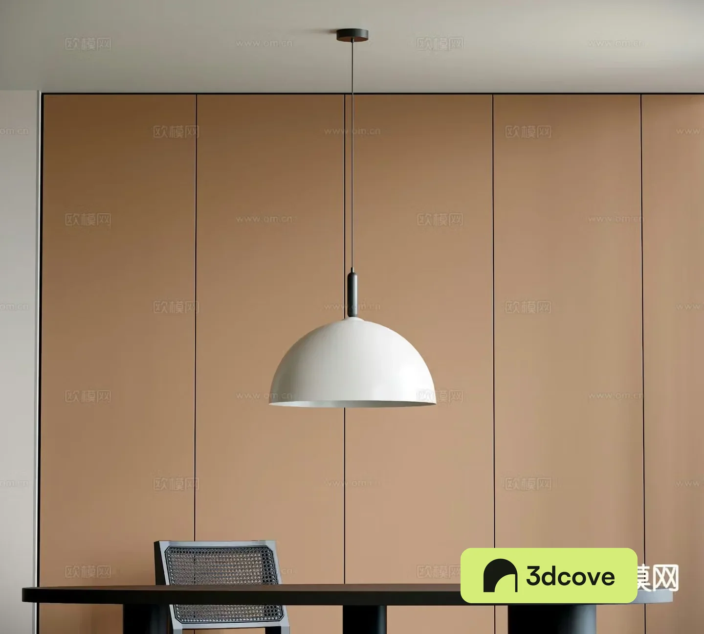 Modern semicircle chandelier
