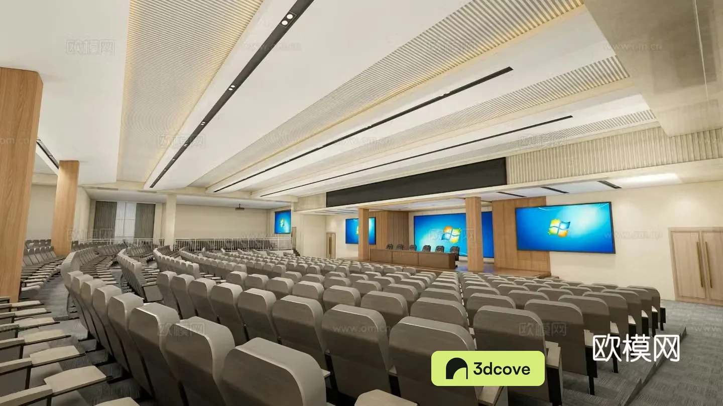 New Chinese-style lecture hall conference room