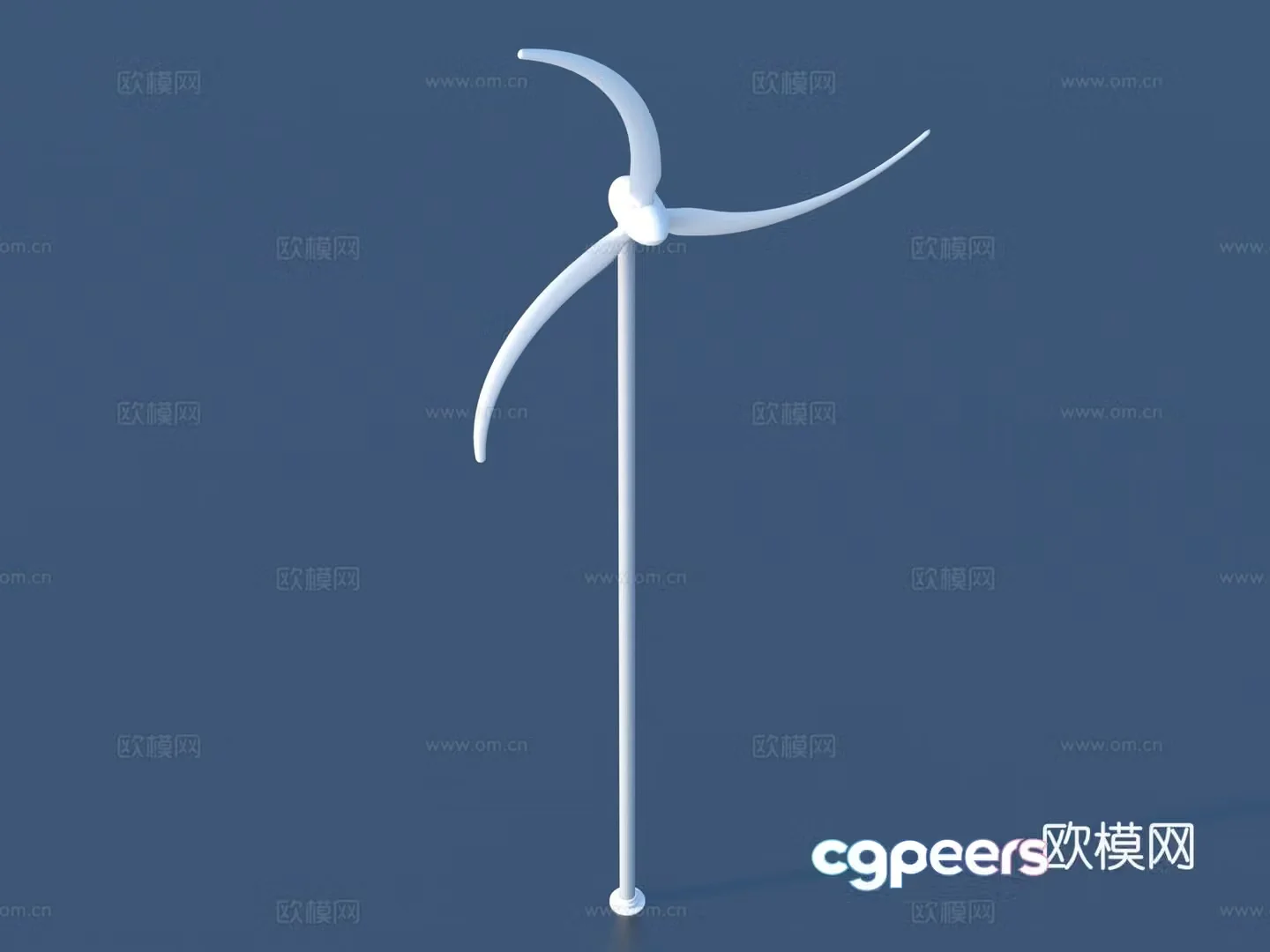 Windmill Wind Power Wind Generator 3D Model