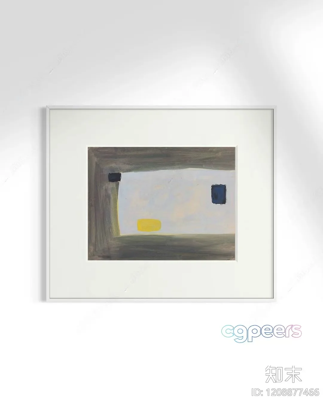 The Main Subject Is A Painting Of A Room With A Window 3D Model – 1685 – VRAY Render