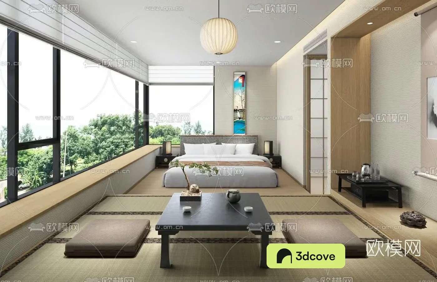 Japanese style hotel room