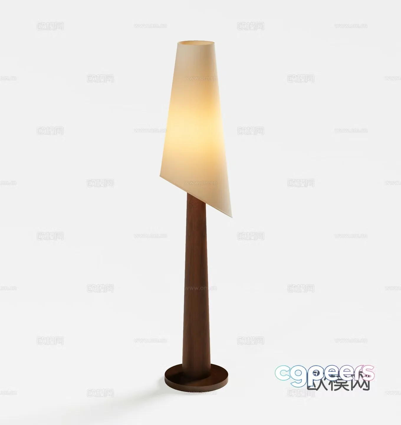 Modern floor lamp 3d model