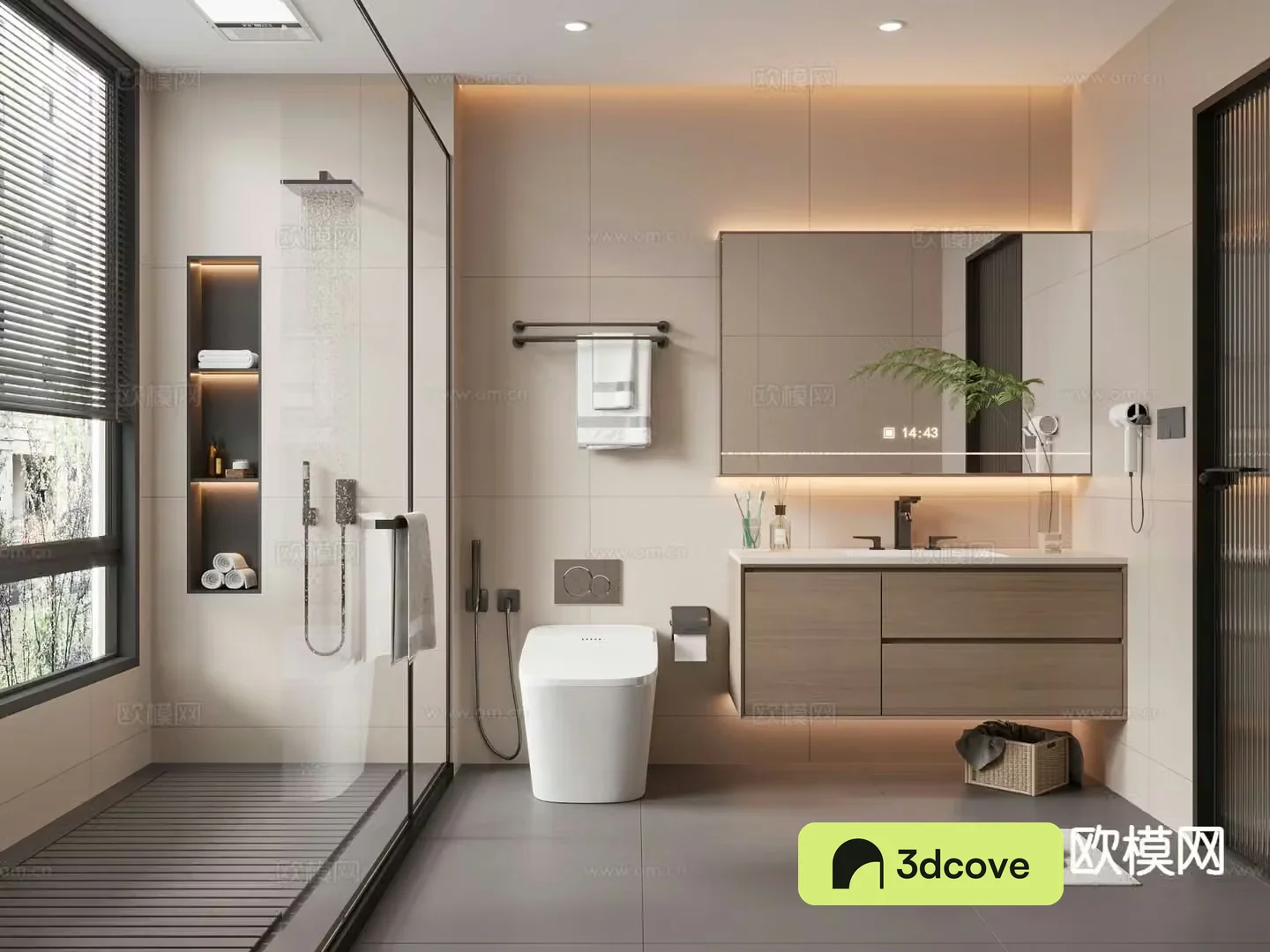 Modern bathroom