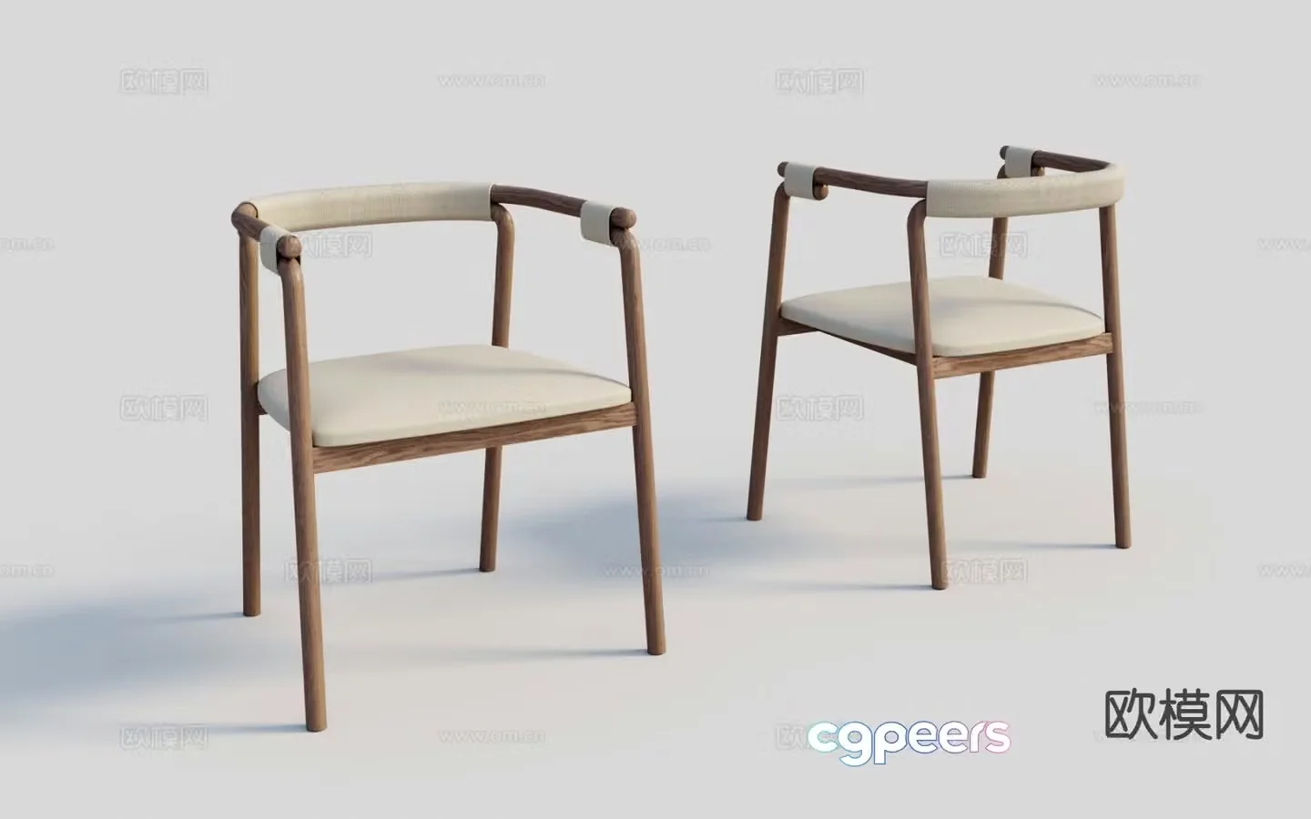 Chair Single Chair Dining Chair Leisure Chair 3d model
