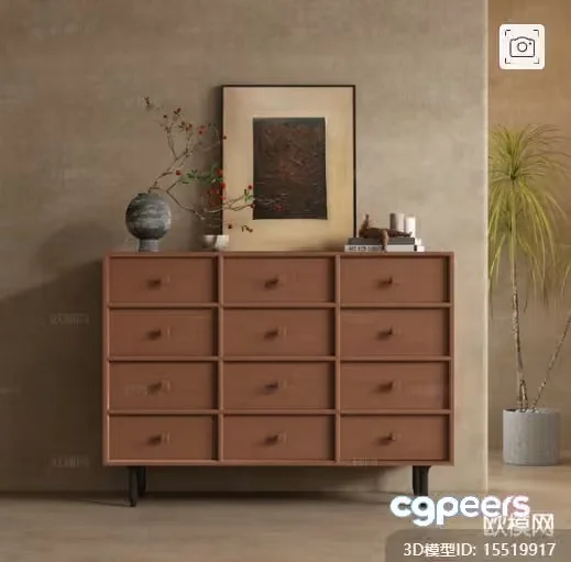 Modern Chest Of Drawers 3D Model – 5349 – VRAY Render