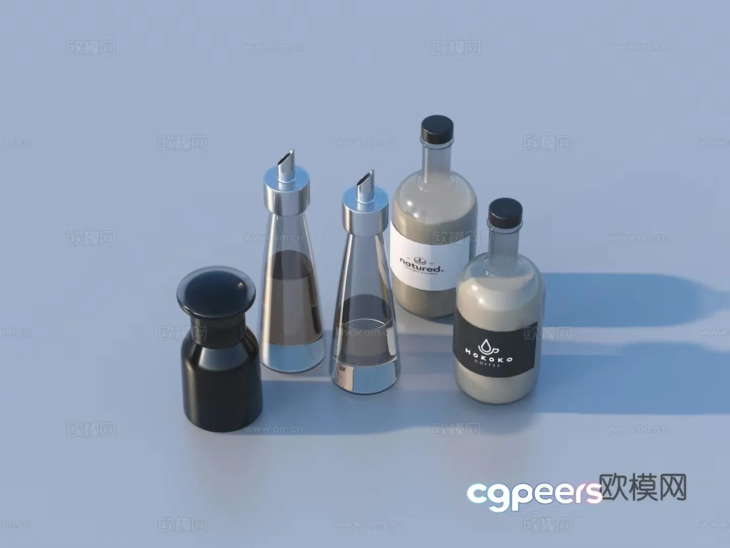 Bottle Ornaments Daily necessities 3D model