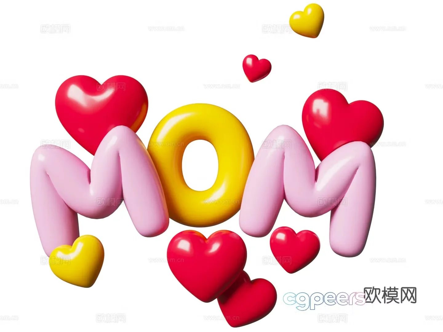 Mother’s Day Mother’s Day Beauty 3D Model