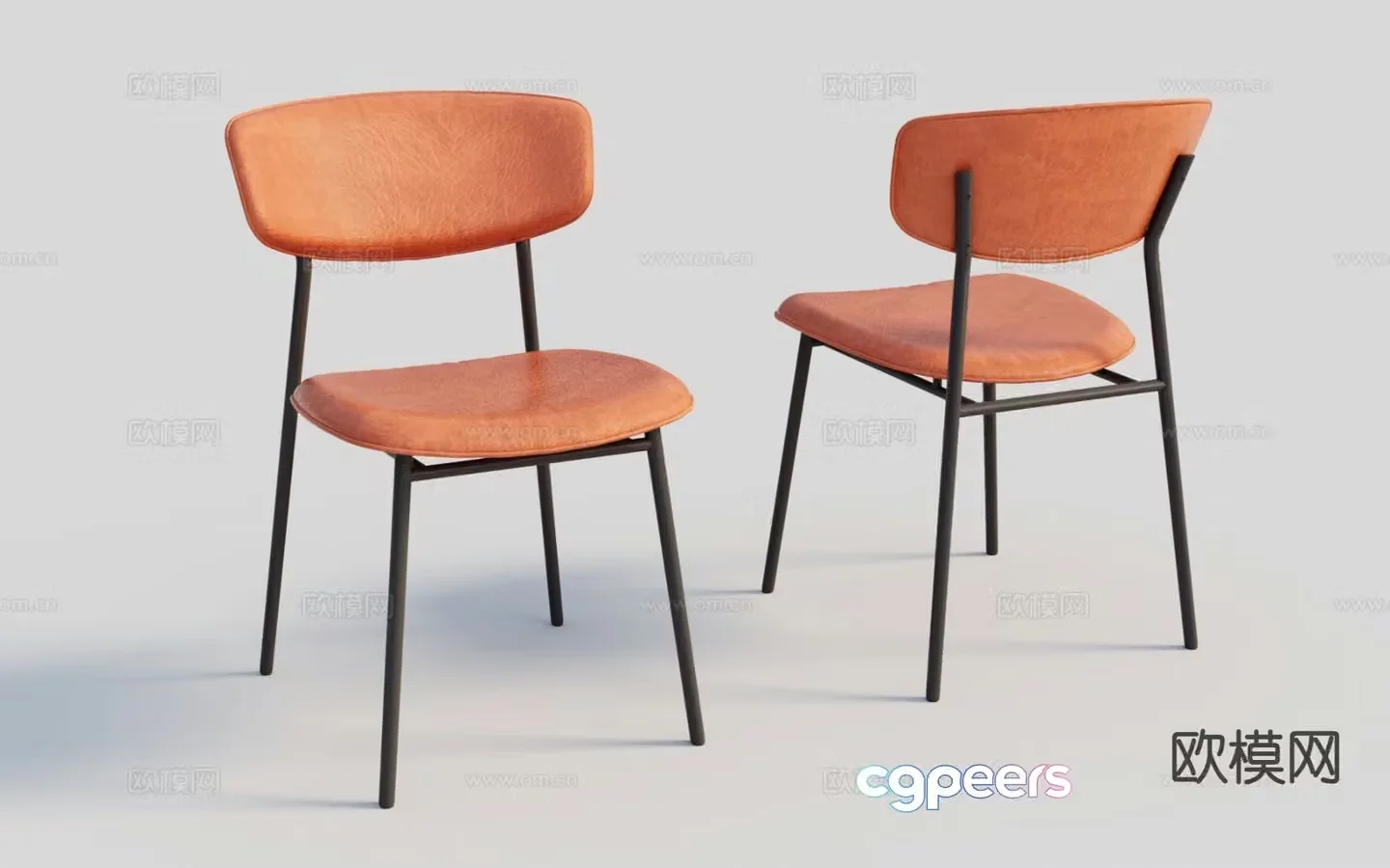 Chair Single Chair Dining Chair Leisure Chair 3d model