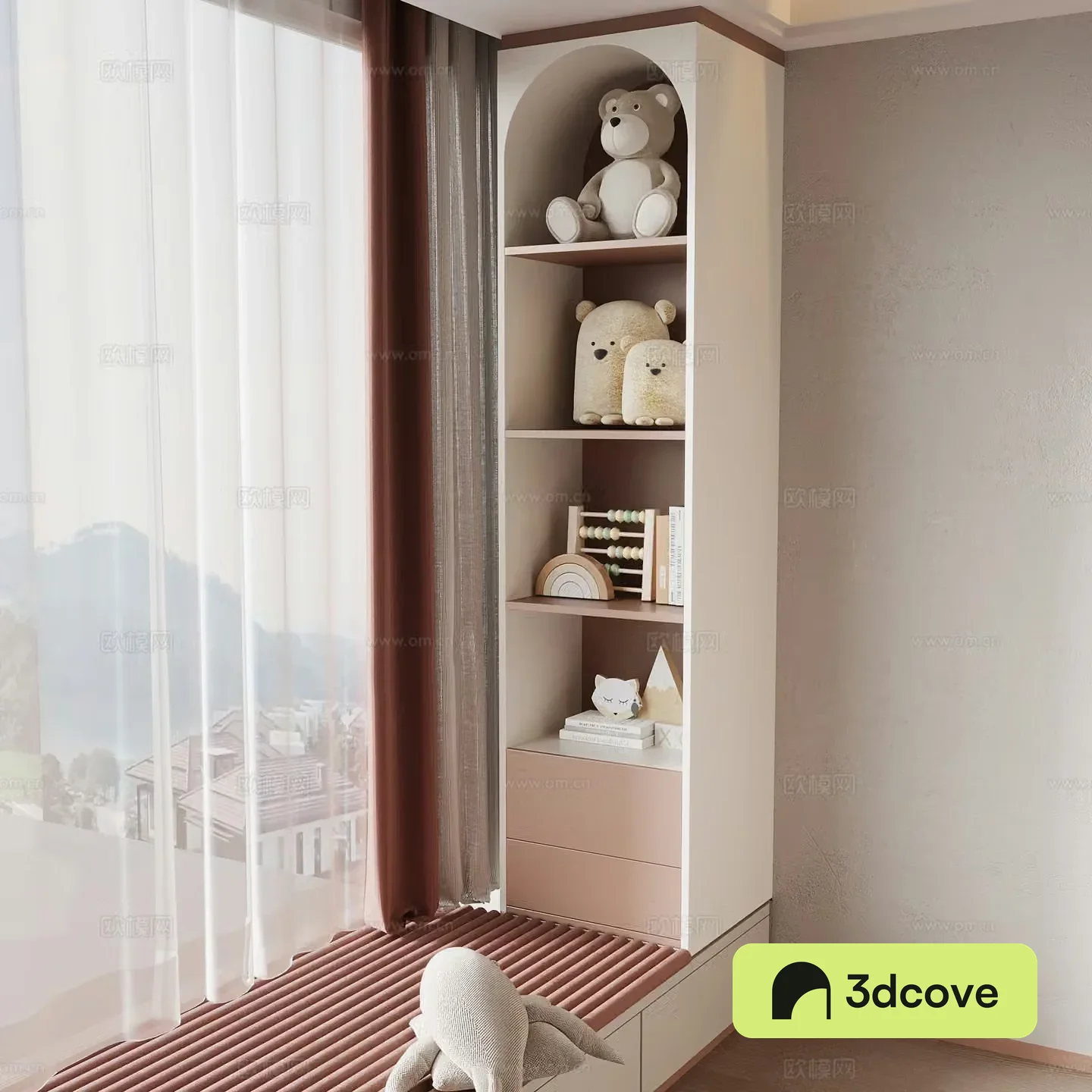 Modern bay window