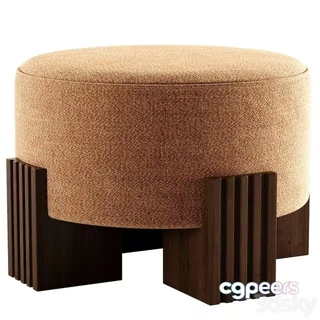 3ds Max Free – CLARK Awaken Type Low fabric stool By DOME DECO