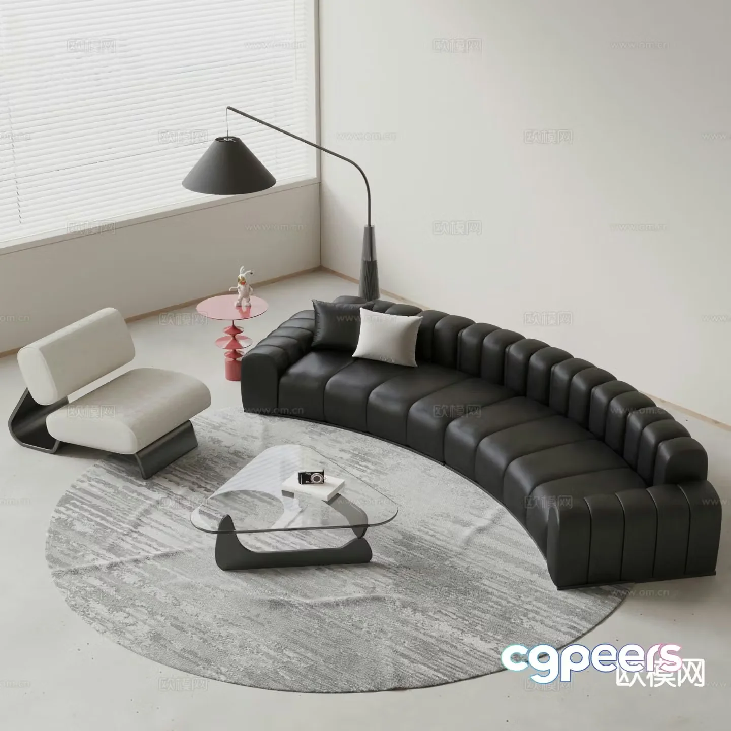 Diemme modular sofa 3d model
