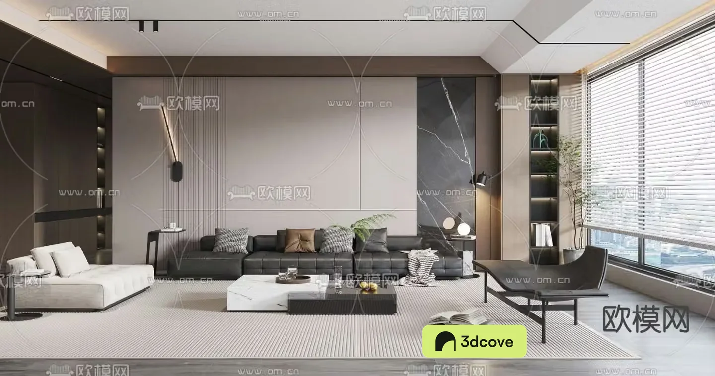 Italian simple living room